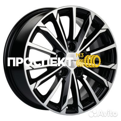 Диск 6,5x16/5x114,3 ET45 D60,1 KHW1611 (Toyota/Suzuki) Black-FP