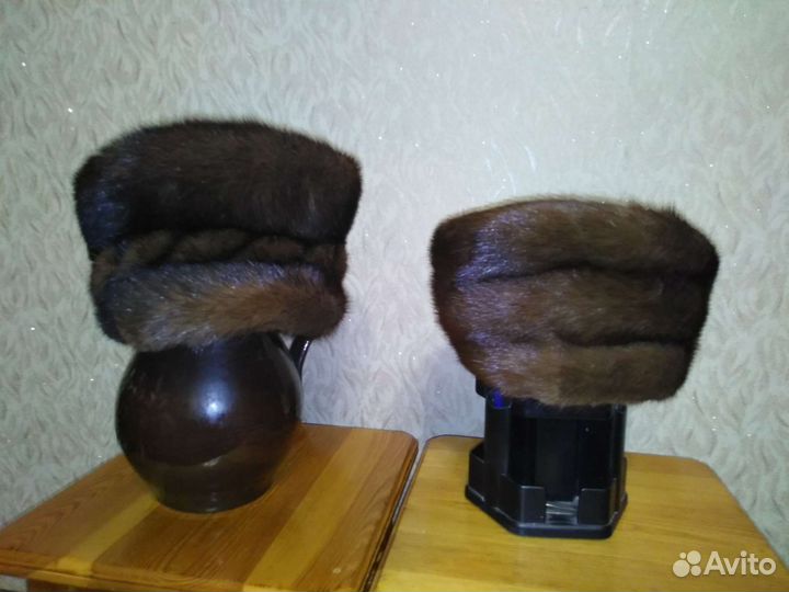 Шапка норковая женская бу