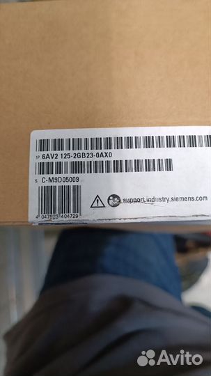 Панель оператора Siemens 6av2 125-2gb23-0ax0