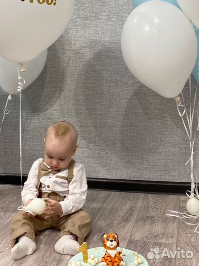 Рубашка с брюками на годик (Костюм )