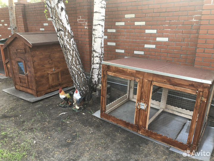 Курятник с вальером круглогодичный утепленный