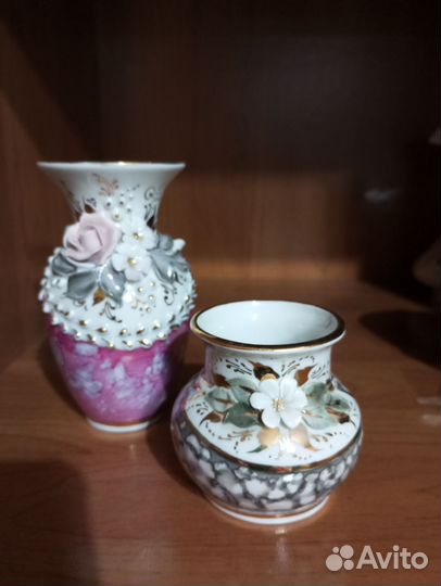 Вазочка фарфоровая Шкатулка фарфоровая