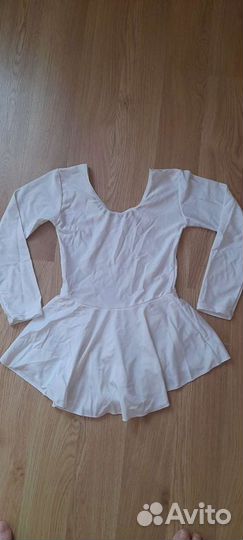 Купальник гимнастический белый