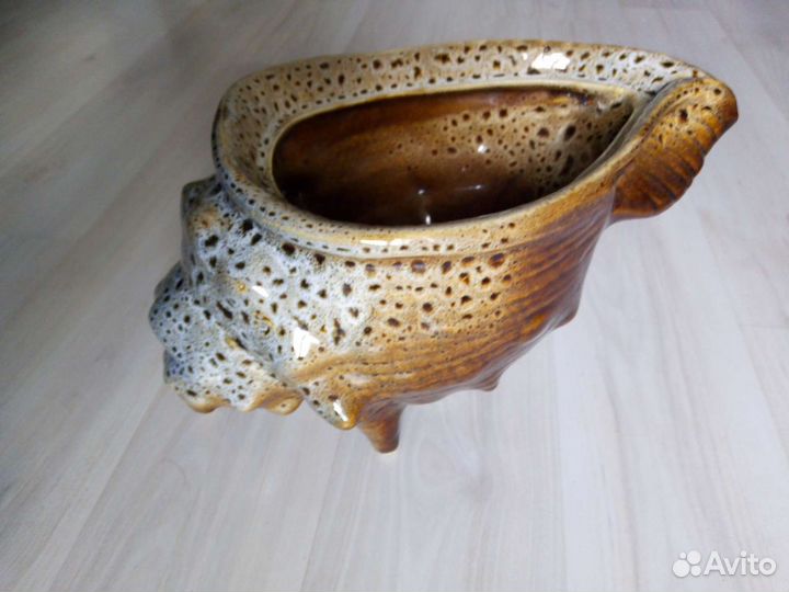 Цветочный горшок ракушка