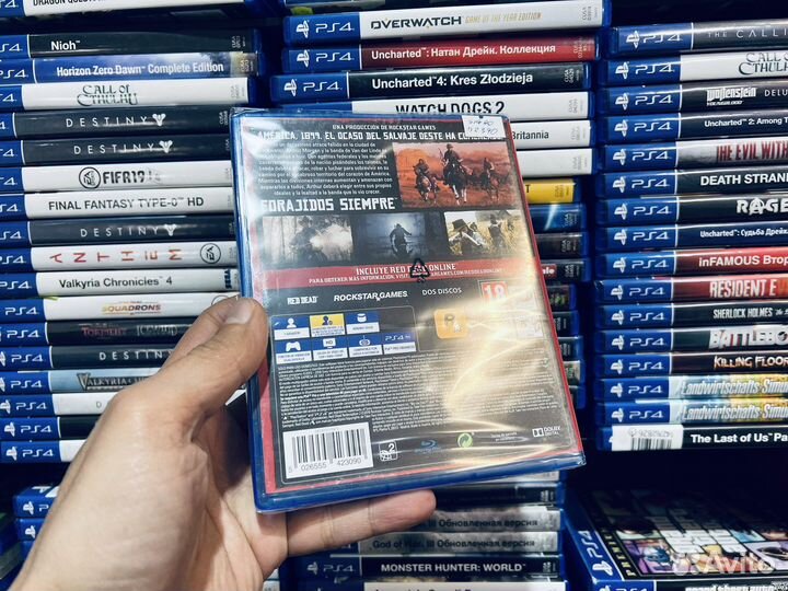 Red dead redemption 2 ps4 новый диск