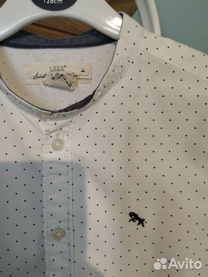 Рубашка на мальчика в школу размер 128