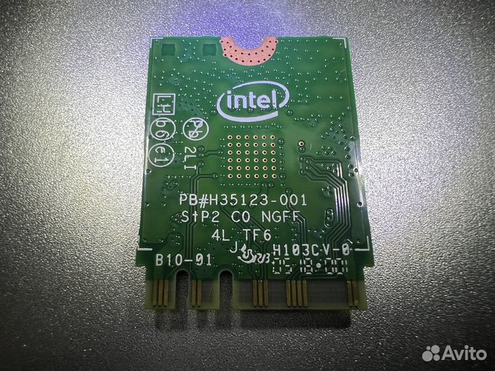 2 шт. Wi-Fi адаптер + Bluetooth Intel 7265ngw