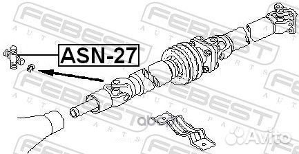 ASN-27 крестовина кардана D25xO44 Nissan Carav