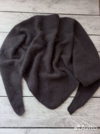 Шапочка бини + бактус косынка