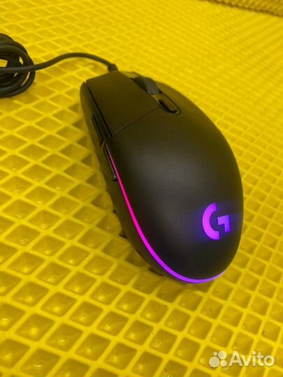 Мышь проводная Logitech G102 lightsyns