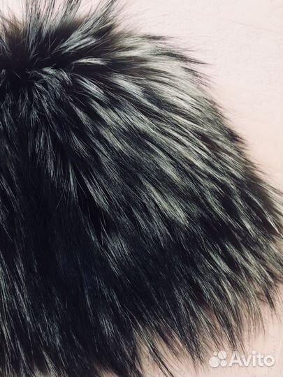 Женская шапка из чернобурки