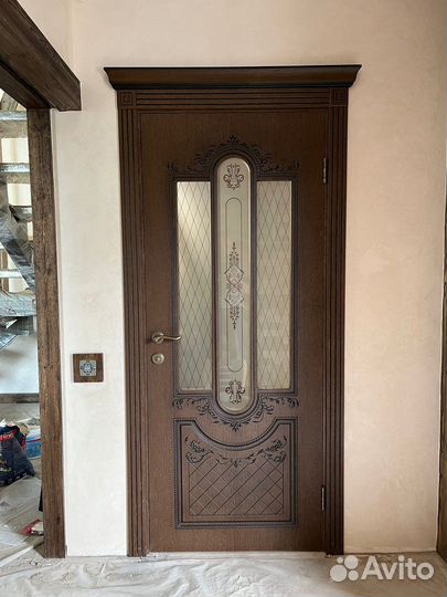 Дверь межкомнатная Рига классика ясень коричневый