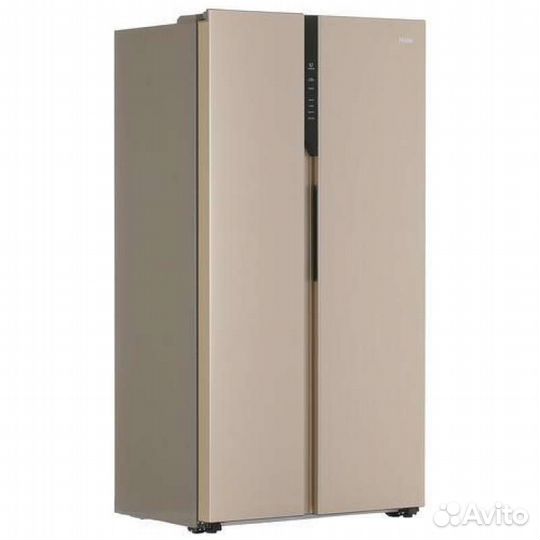Холодильник (Side by Side) Haier золотой