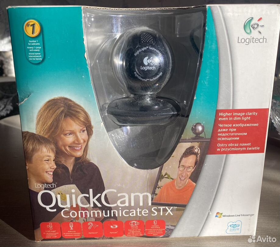 Вебкамера logitech