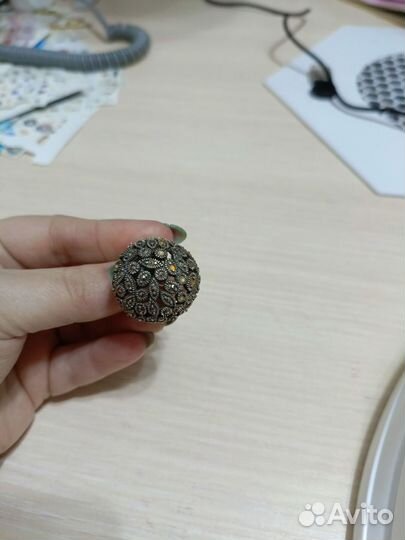 Старинное серебряное кольцо