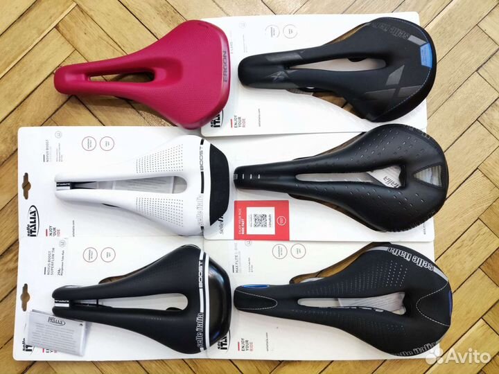 Седла Selle Italia, San Marco, Ergon, Wtb и др