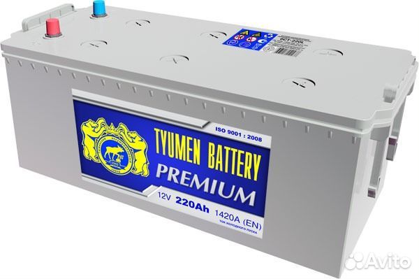 Аккумулятор Тюмень Premium 6Ст-220 R+