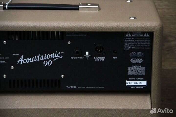 Комбо усилитель fender acoustasonic 90