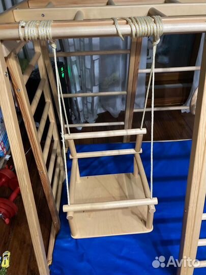 Комплекс Kidwood Ракета с чехлом и скалодромом