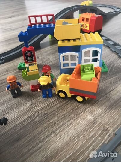 Lego duplo поезд 10508 ферма 10524