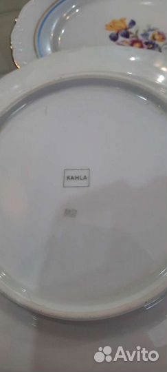 Десертные тарелки, 4 шт. гдр Kahla