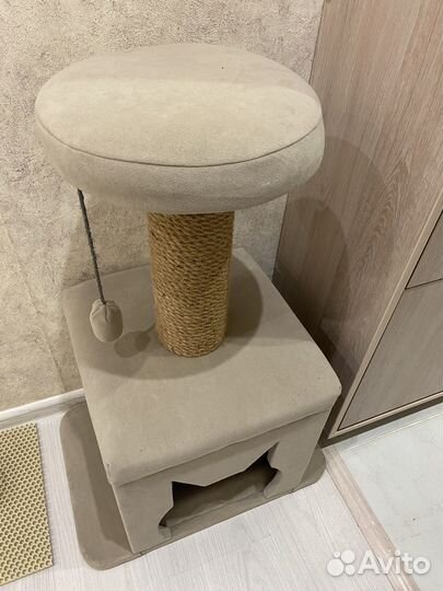 Домик для кошки с когтеточкой