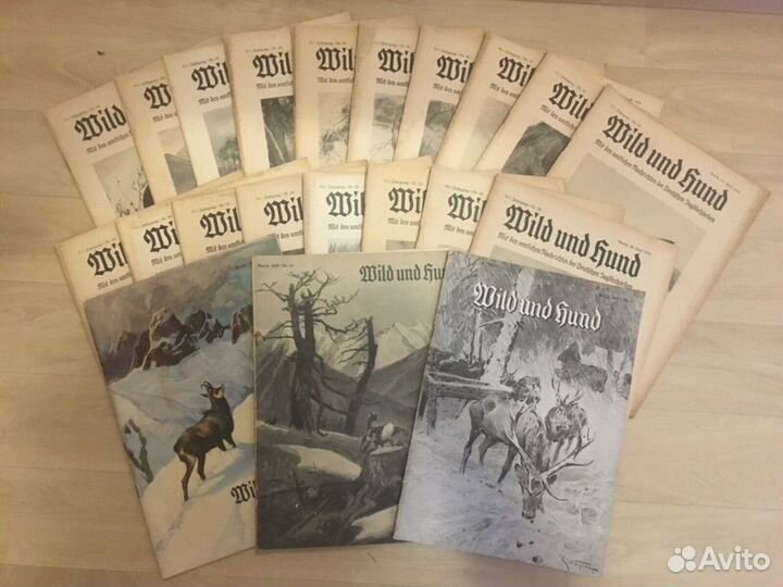 Охотничьи журналы 1935 -1936 Германия Wild und