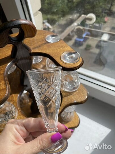 Набор хрустальных фужеров