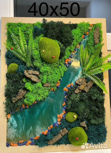 Картина и Панно из мха на заказ