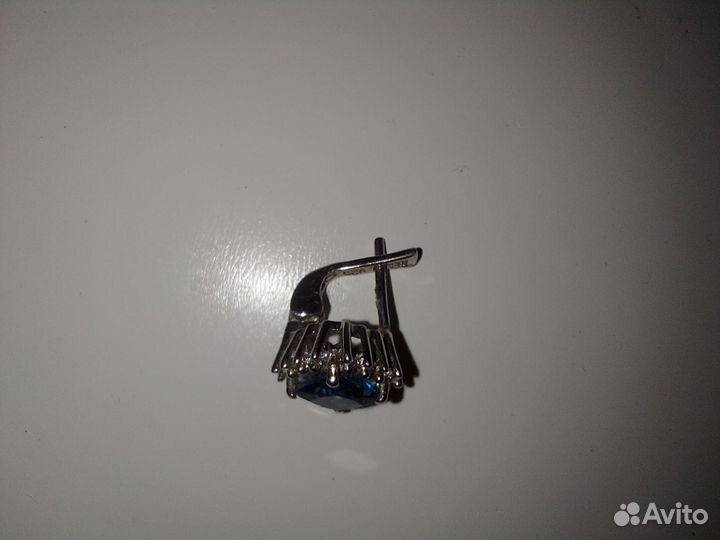 Серьги серебро