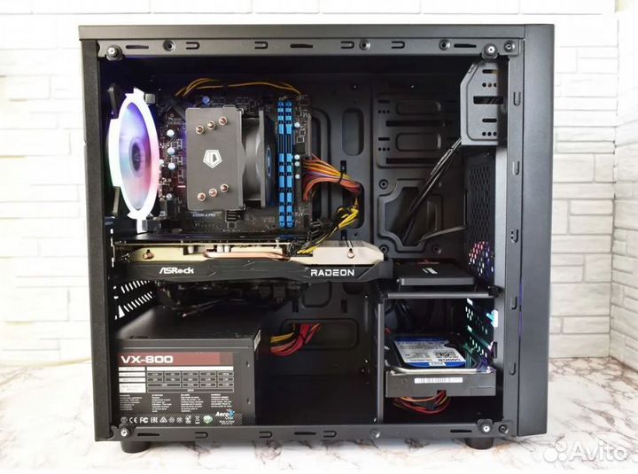Игровой пк Ryzen 5 16gb/RX мощный