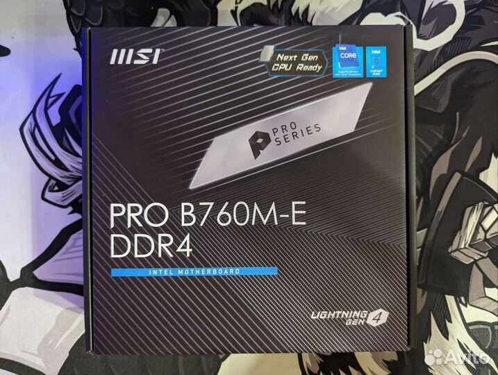 Материнская плата MSI Pro B760M-E DDR4 (новая)