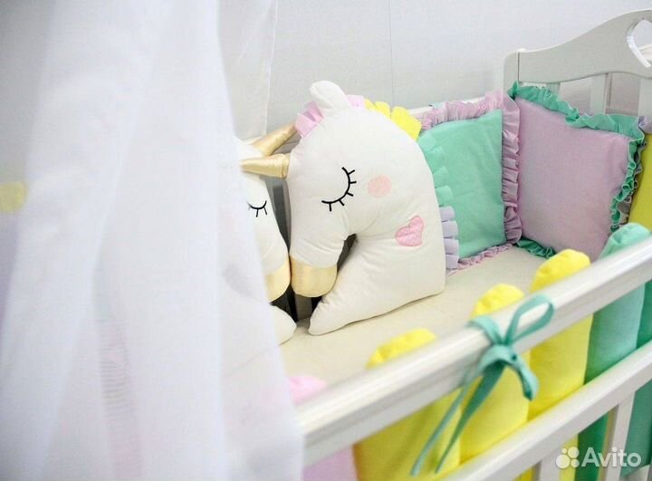 Бортики в любую детскую кроватку