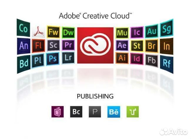 Adobe creative cloud лицензия 1/3/6/13/15 мес