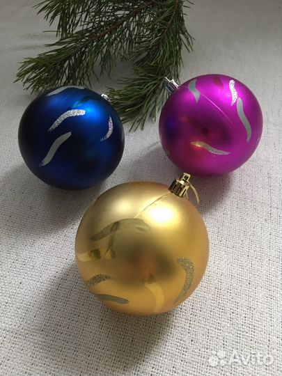 Новогодние игрушки шары на елку