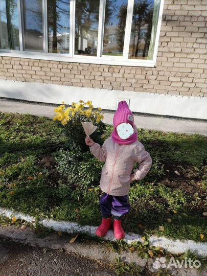 Комплект шапка и снуд для девочки 48-52