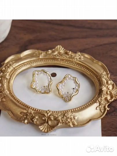 Серьги с жемчугом.Mercado Libre.Испания