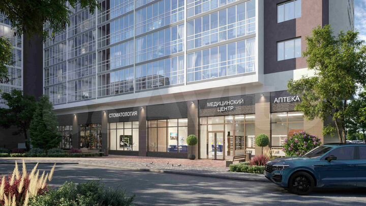 1-к. квартира, 42,7 м², 17/18 эт.