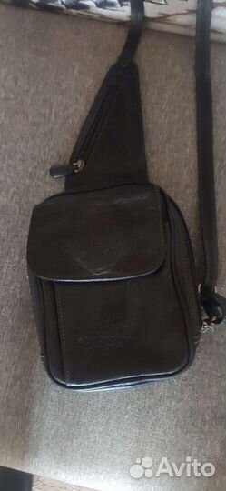 Сумка через плечо.натуральная кожа