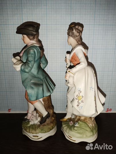 Фарфоровые статуэтки. 2 штуки. Германия