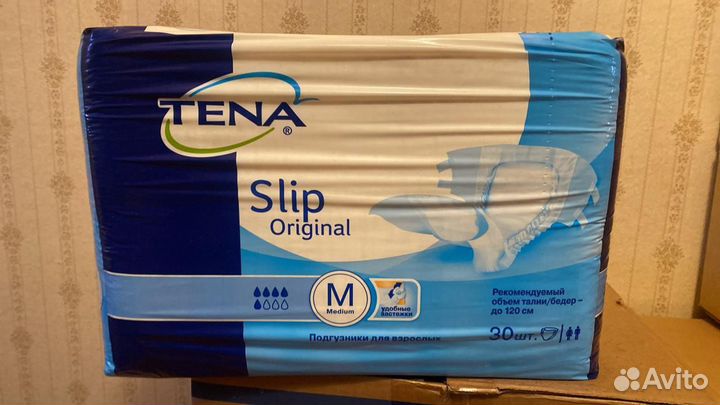 Памперсы для взрослых размер m по 30 штук