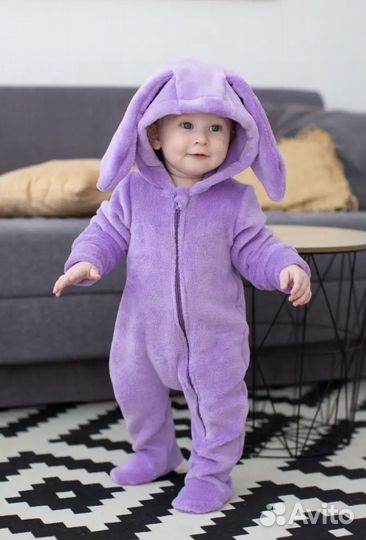 Комбинезон для новорожденного зайка