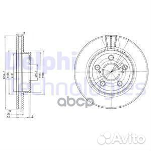 Диск тормозной передний toyota carina E (12/95