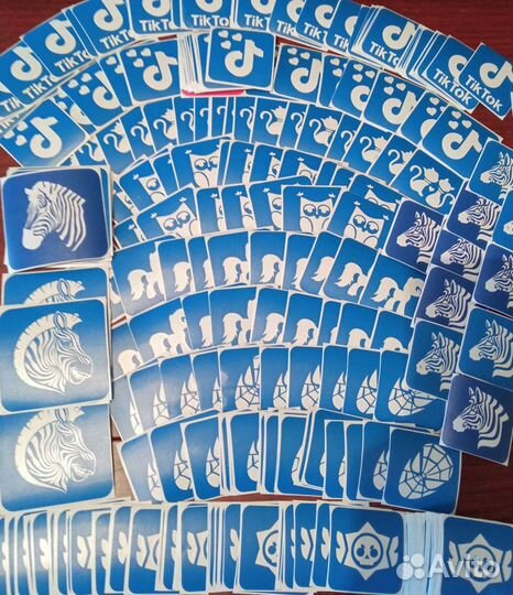 Трафареты для блеск тату, бикини, шугаринга