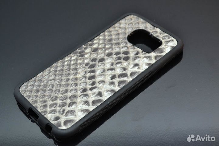 Чехол samsung S6 Edge из натуральной кожи питона