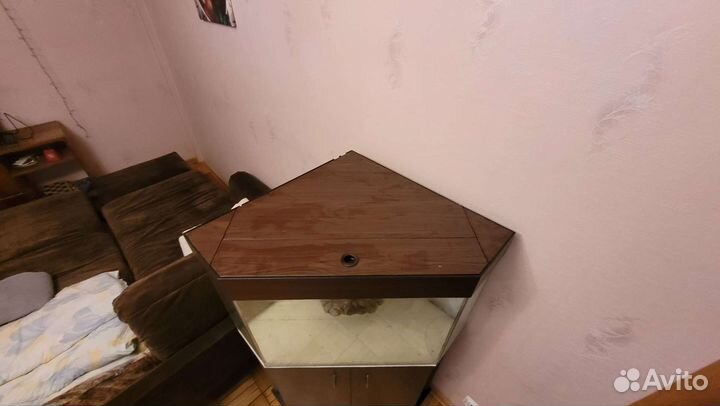 Аквариум угловой 130 литров