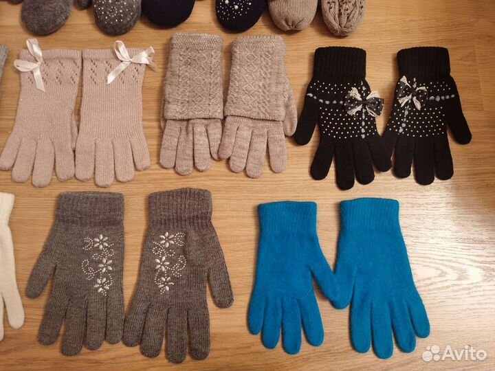 Перчатки варежки женские и подростковые