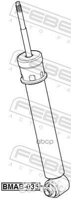 Сайлентблок заднего амортизатора bmab-035 bmab