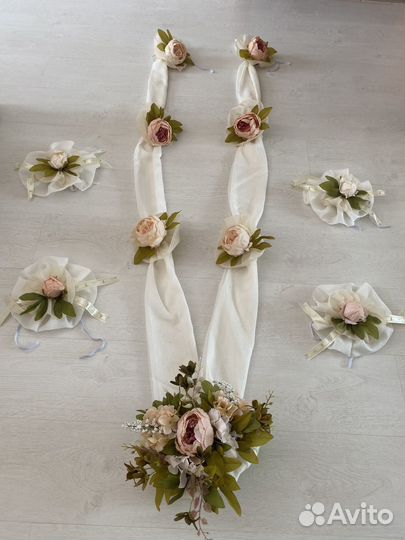 Свадебные украшения для авто, новые