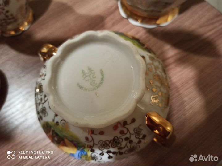 Чайник, молочник, сахарница. Винтаж